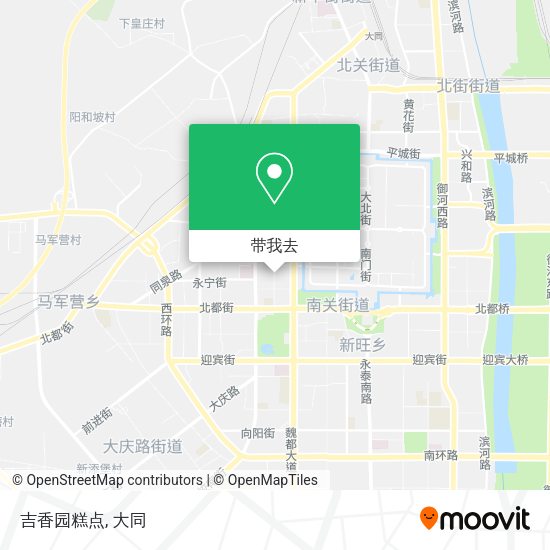 吉香园糕点地图