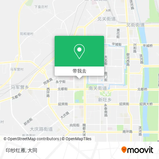 印纱红雁地图