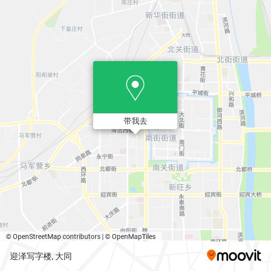 迎泽写字楼地图