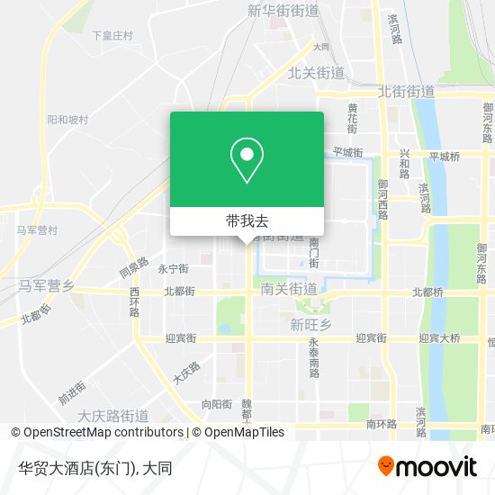 华贸大酒店(东门)地图