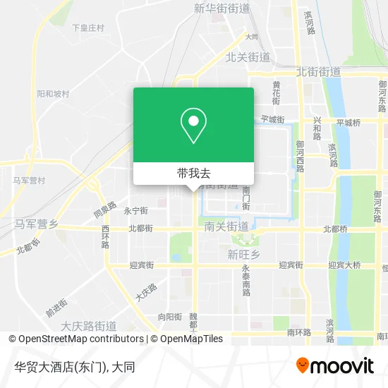 华贸大酒店(东门)地图