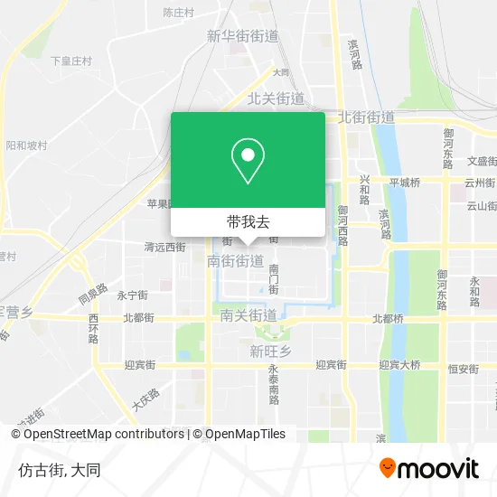 仿古街地图