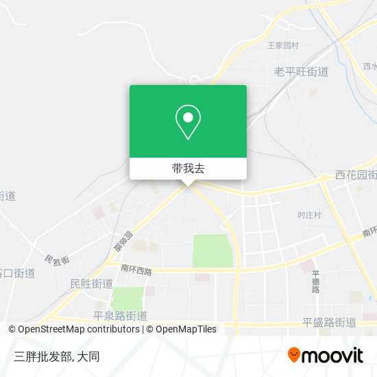 三胖批发部地图