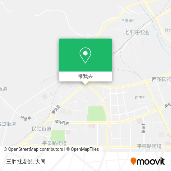 三胖批发部地图