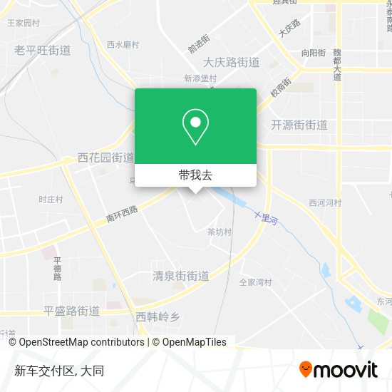新车交付区地图