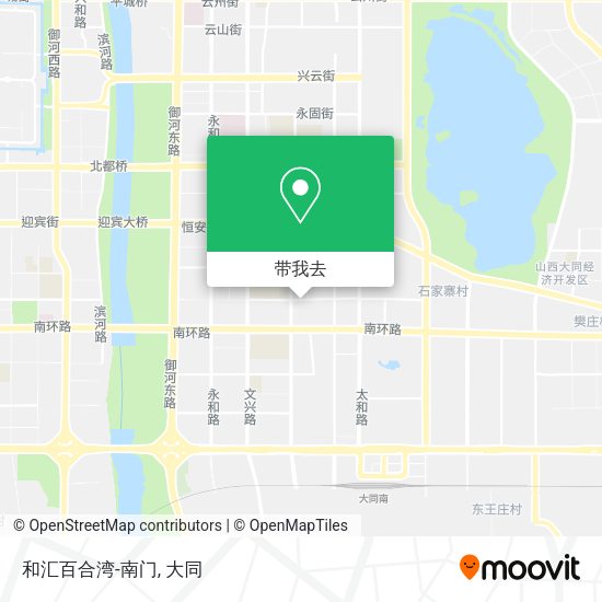 和汇百合湾-南门地图
