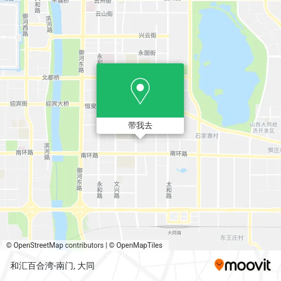 和汇百合湾-南门地图