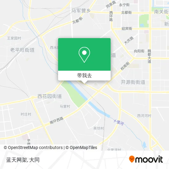 蓝天网架地图