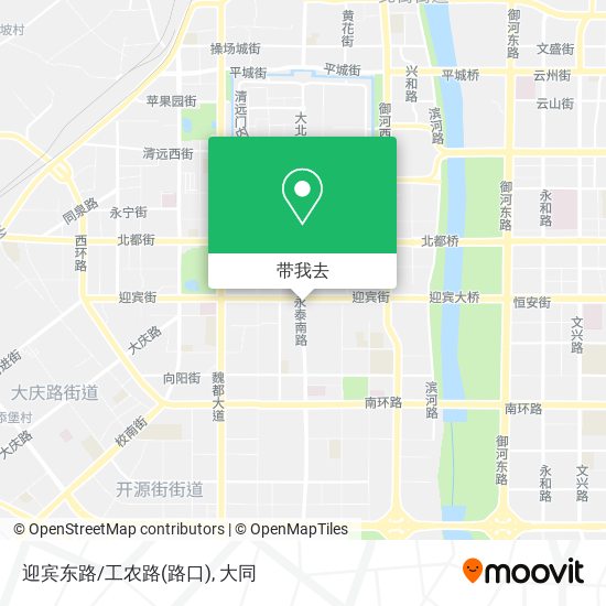 迎宾东路/工农路(路口)地图