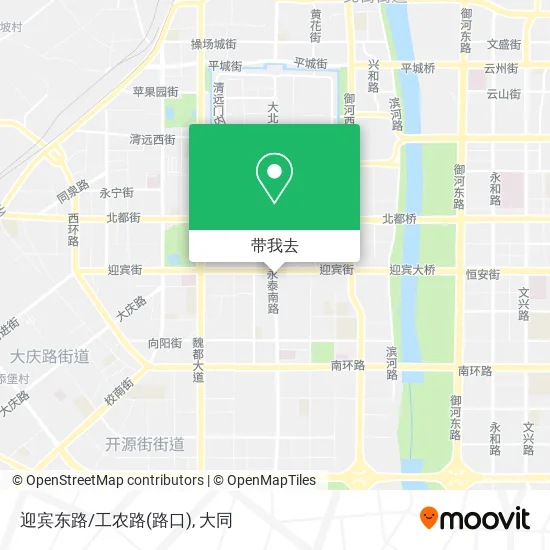 迎宾东路/工农路(路口)地图