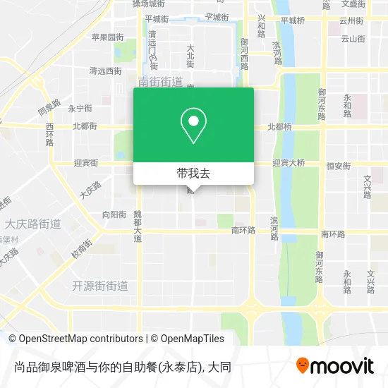 尚品御泉啤酒与你的自助餐(永泰店)地图