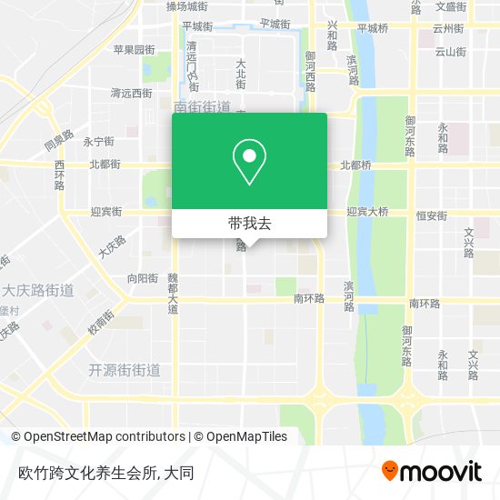 欧竹跨文化养生会所地图