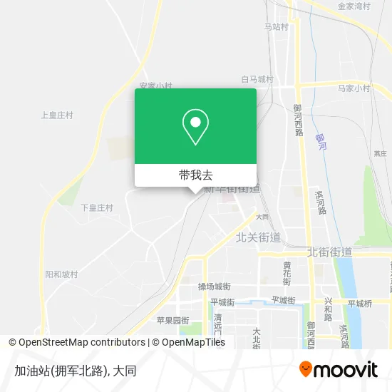 加油站(拥军北路)地图