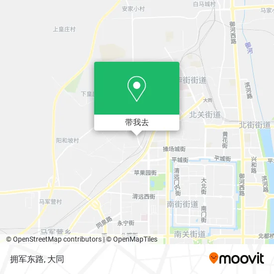 拥军东路地图