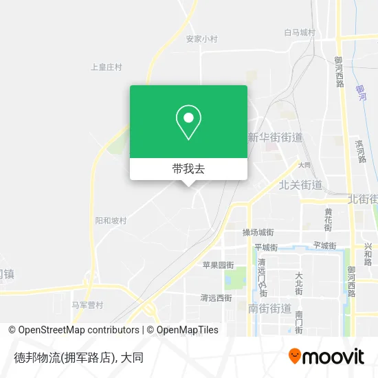 德邦物流(拥军路店)地图