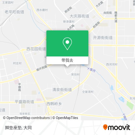 脚垫座垫地图