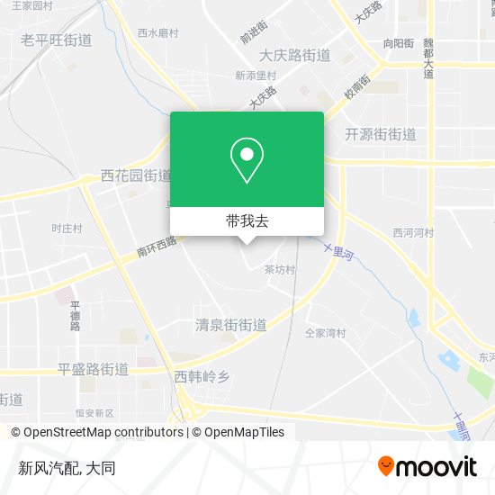 新风汽配地图