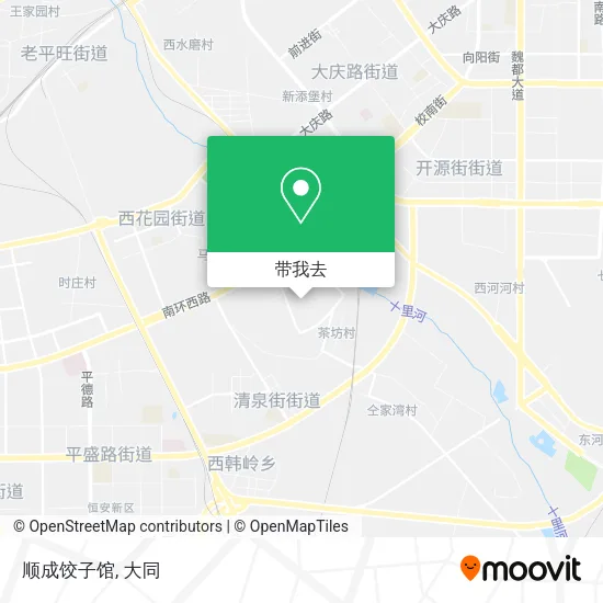 顺成饺子馆地图
