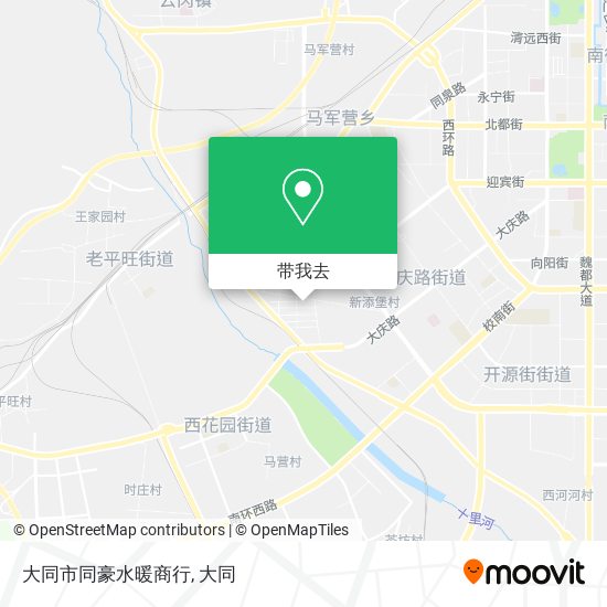大同市同豪水暖商行地图