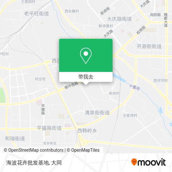 海波花卉批发基地地图