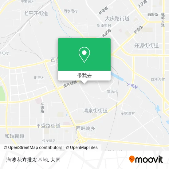 海波花卉批发基地地图