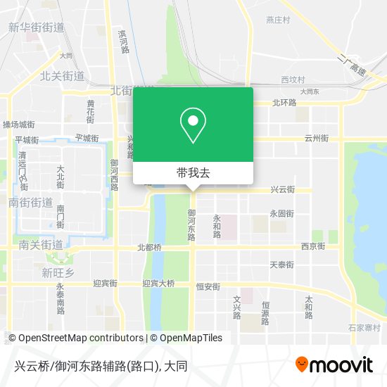 兴云桥/御河东路辅路(路口)地图
