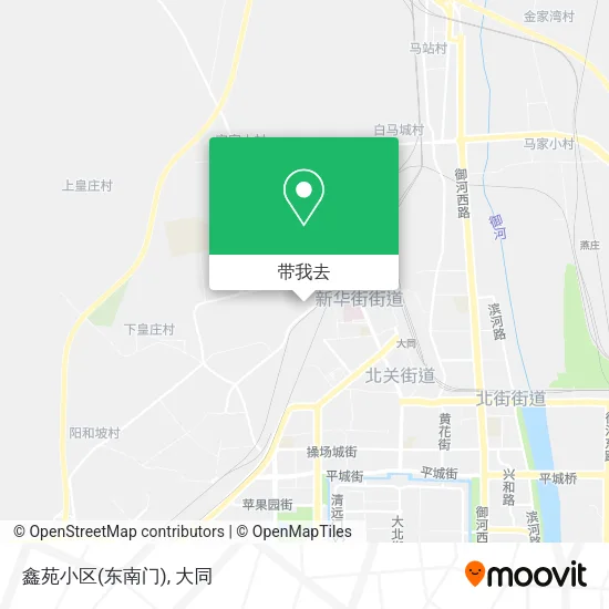 鑫苑小区(东南门)地图