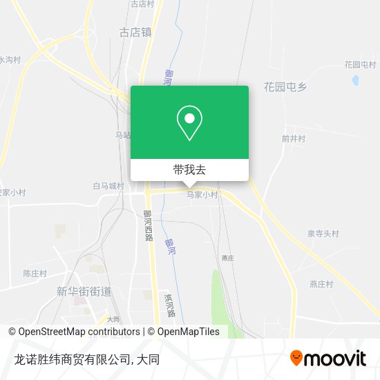 龙诺胜纬商贸有限公司地图