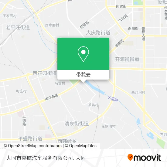 大同市嘉航汽车服务有限公司地图