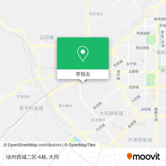 绿州西城二区-6栋地图