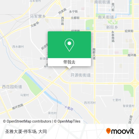 圣雅大厦-停车场地图