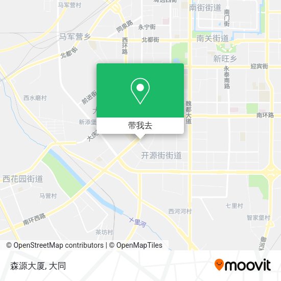 森源大厦地图