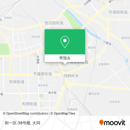 和一区-38号楼地图