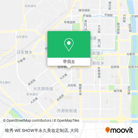 唯秀·WE SHOW半永久美妆定制店地图