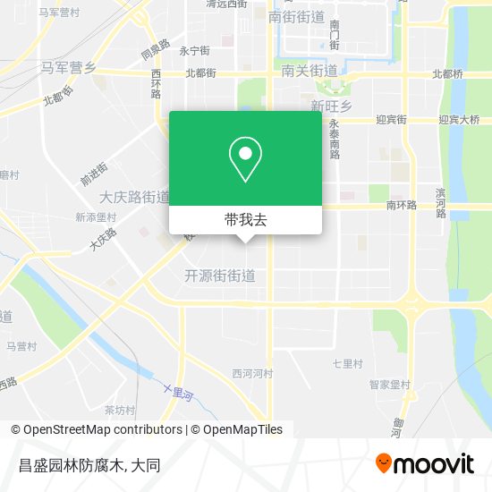 昌盛园林防腐木地图