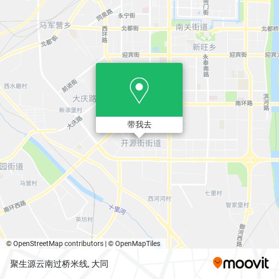 聚生源云南过桥米线地图