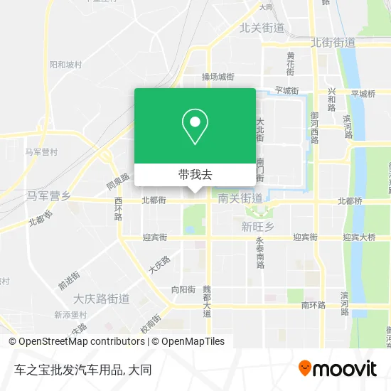 车之宝批发汽车用品地图