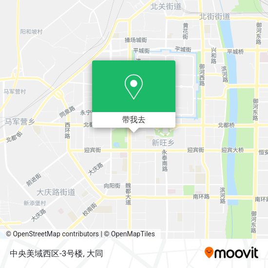 中央美域西区-3号楼地图