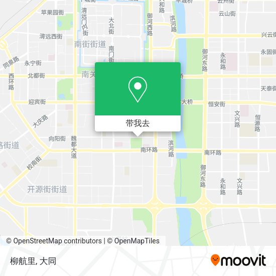 柳航里地图