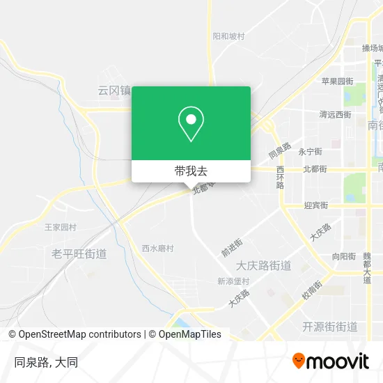 同泉路地图