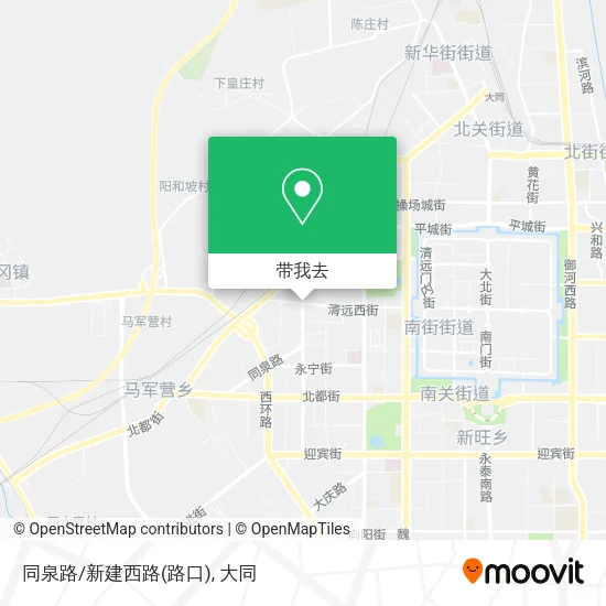 同泉路/新建西路(路口)地图