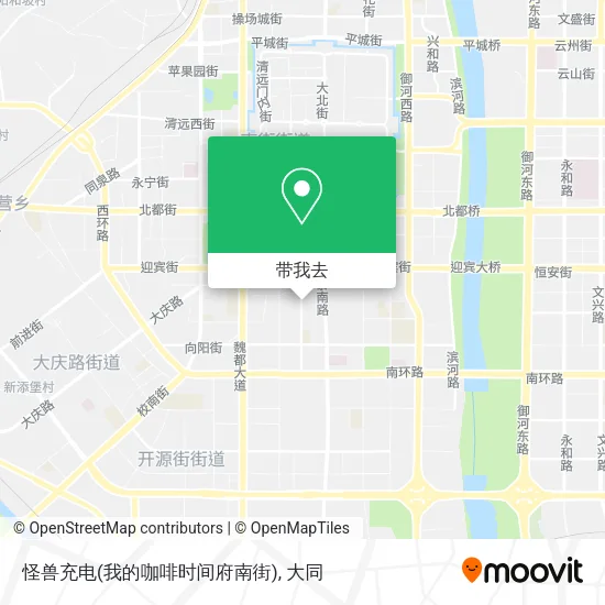 怪兽充电(我的咖啡时间府南街)地图