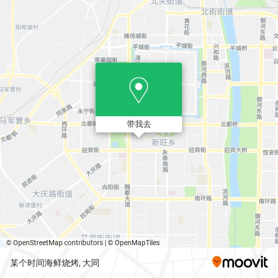 某个时间海鲜烧烤地图