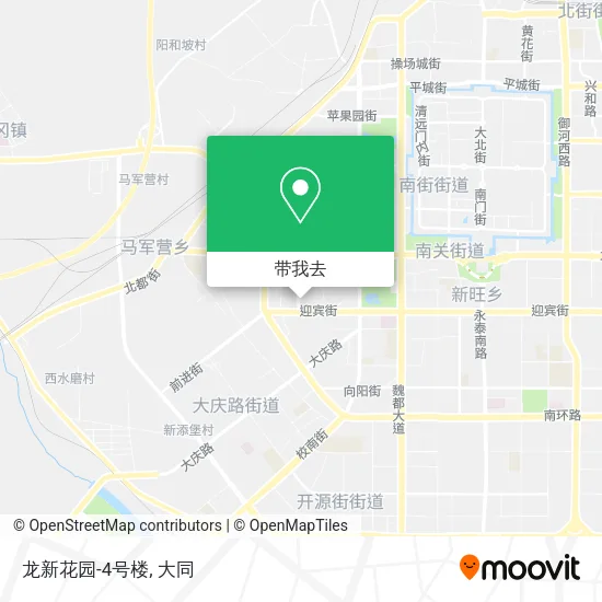 龙新花园-4号楼地图