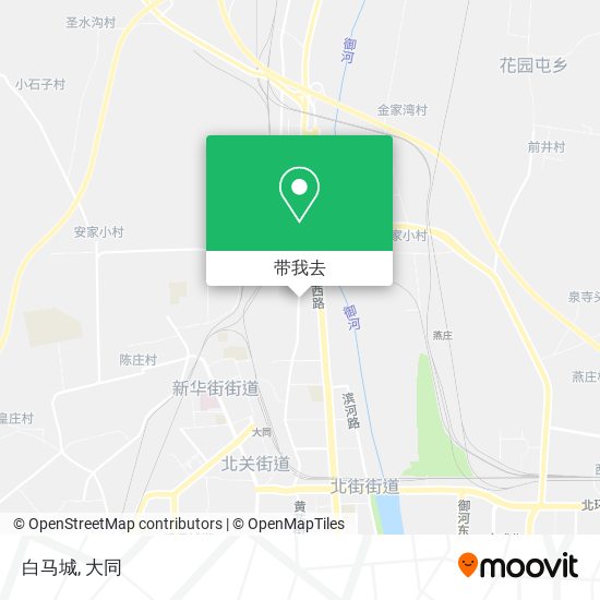 白马城地图