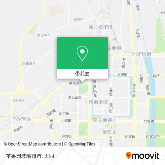 苹果园玻璃超市地图