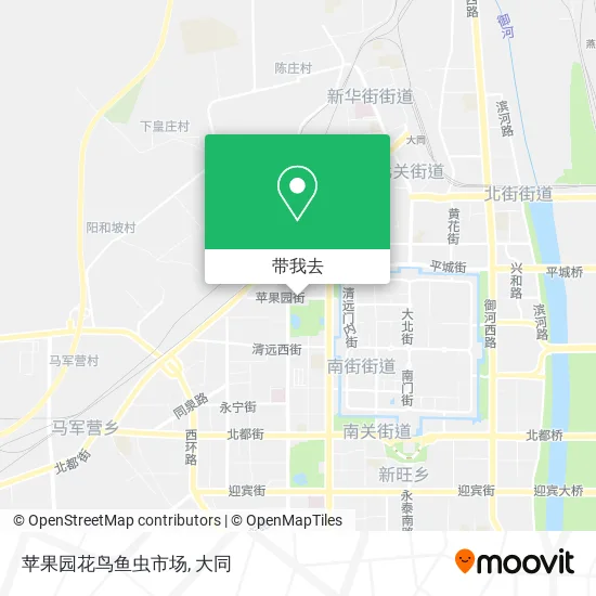 苹果园花鸟鱼虫市场地图