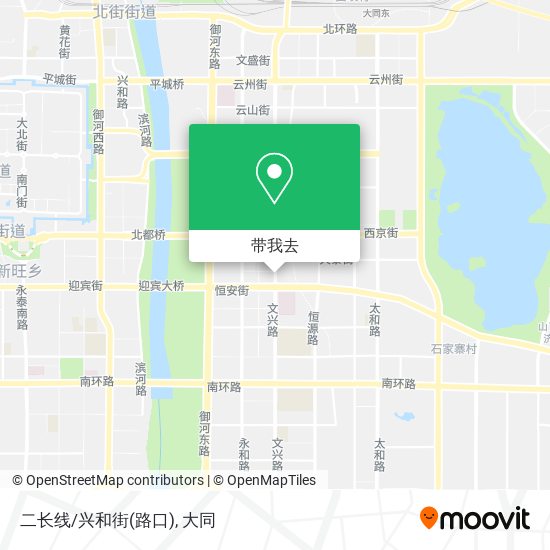 二长线/兴和街(路口)地图