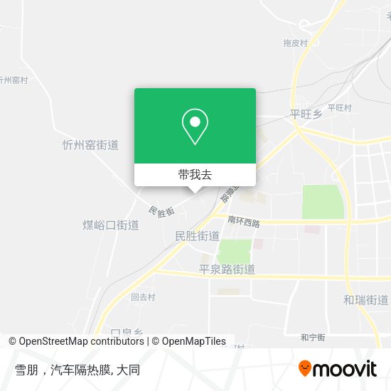 雪朋，汽车隔热膜地图