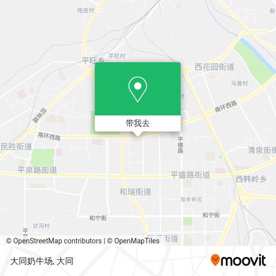 大同奶牛场地图